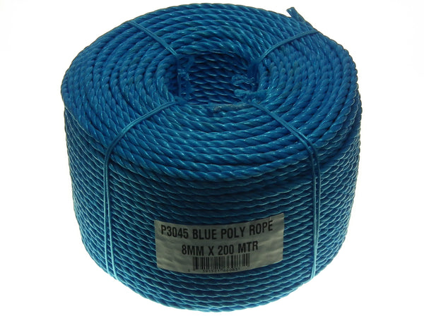 BLUE POLYROPE 8MM X 220MTR