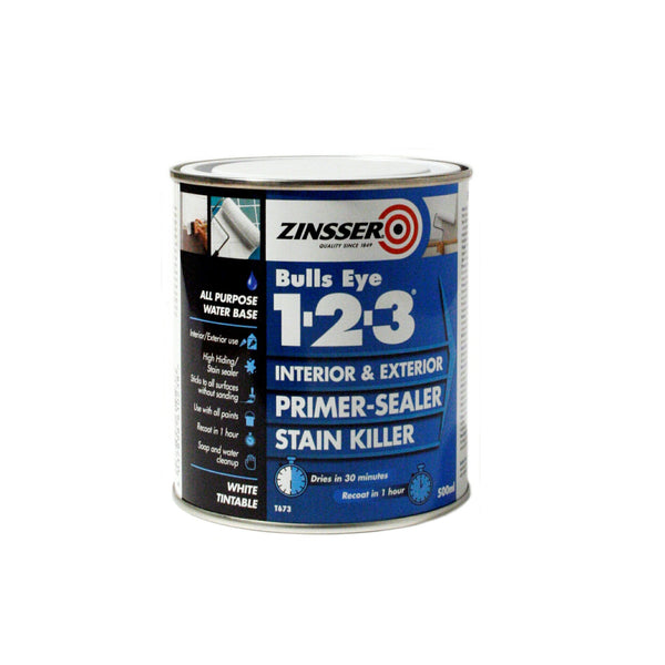 ZINSSER BULLSEYE 1.2.3. PRIMER SEALER 500ML