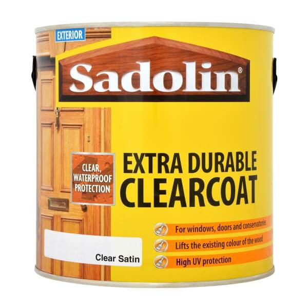 SADOLIN EXTRA DURABLE CLEARCOAT SATIN 2.5LTR