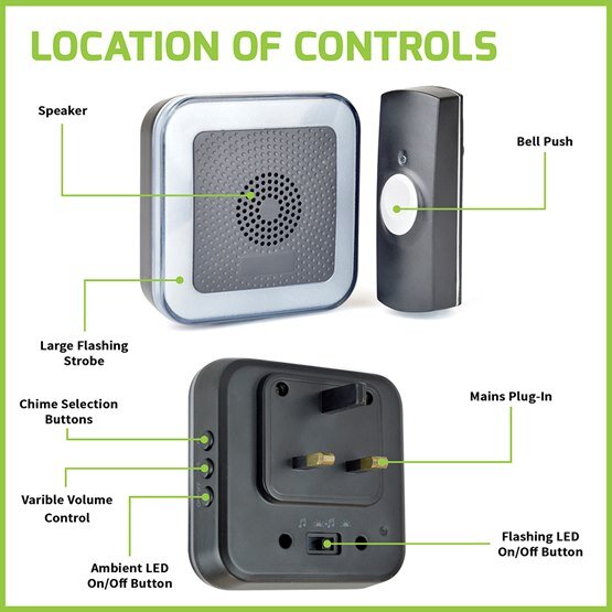 LLOYTRON HEARING IMPAIRED DOOR CHIME