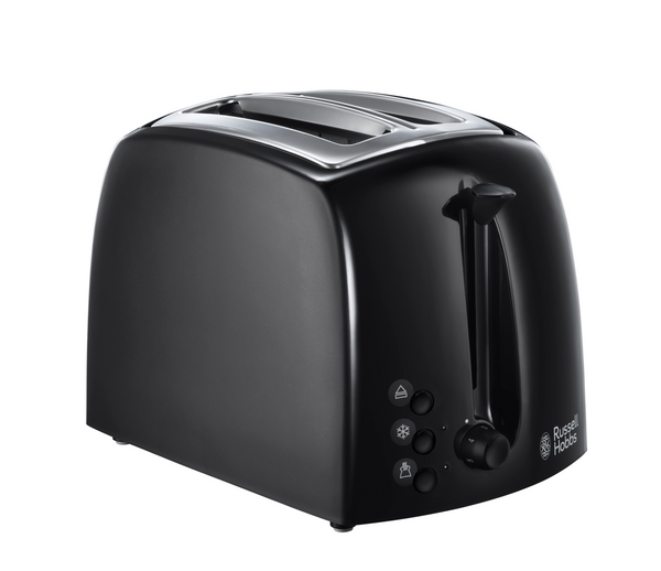 RUSSELL HOBBS 2 SLICE BLACK TOASTER