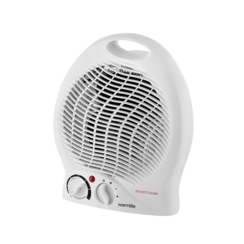 WARMLITE 2KW UPRIGHT FAN HEATER WITH THERMOSTAT